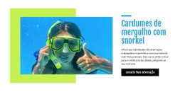 Cardumes De Mergulho Com Snorkel Modelos De Musa