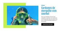 Cardumes De Mergulho Com Snorkel - Página De Destino Gratuita