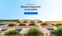 Mimarlık Haberleri Ve Projeleri - Özel Web Sitesi Tasarımı