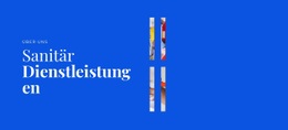 CSS-Vorlage Für Sanitär-Dienstleistungen