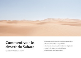 Excursions Dans Le Désert Du Sahara - Conception De Sites Web Professionnels