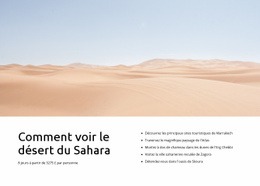 Excursions Dans Le Désert Du Sahara – Modèles En Ligne