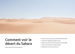 Excursions Dans Le Désert Du Sahara