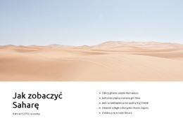 Wycieczki Na Saharze - Szablony Online