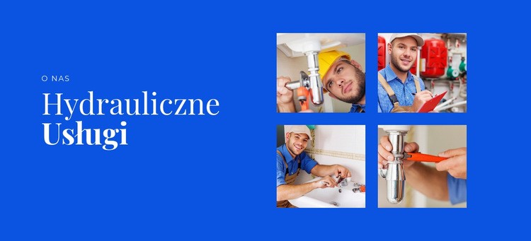 Usługi hydrauliczne Szablon HTML