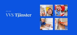 CSS-Mall För VVS -Tjänster