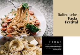 Fantastisches Website-Design Für Italienisches Pastafestival