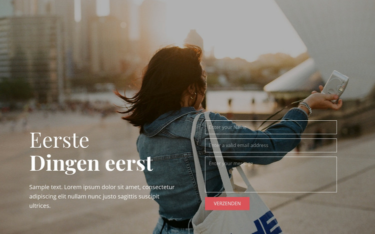 Nieuwe reisroutes HTML-sjabloon