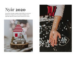 Nyår 2020 - Bästa HTML-Mallen