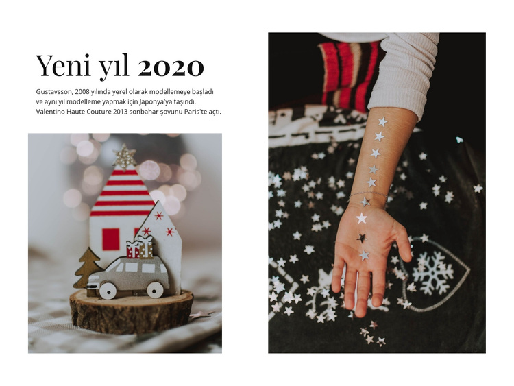Yeni Yıl 2020 WordPress Teması