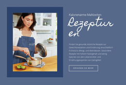 Nahrung Für Gesunde Ernährung - Site Mit HTML-Vorlagen-Download