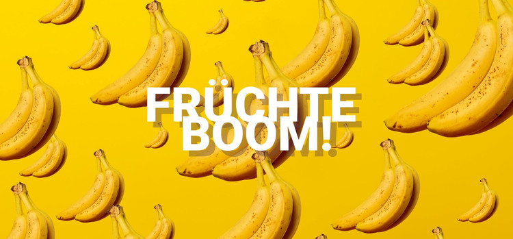 Fruchtbombe HTML-Vorlage