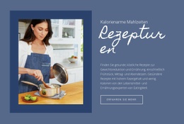 Nahrung Für Gesunde Ernährung – Gebrauchsfertige HTML5-Vorlage