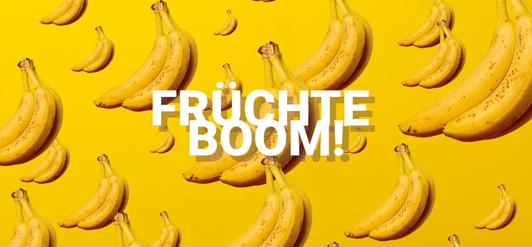 Fruchtbombe HTML5-Vorlage