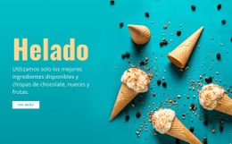 Impresionante Diseño De Sitio Web Para Sabores De Helado