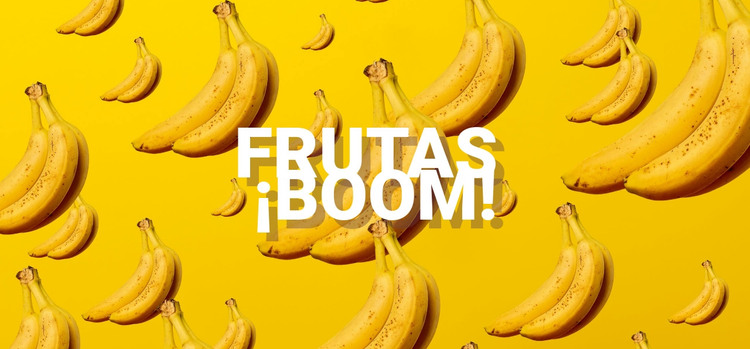 Bomba de frutas Plantilla HTML