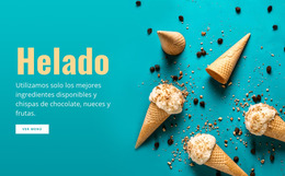 Sabores De Helado - Plantilla Joomla Gratuita