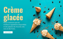 Saveurs De Crème Glacée - Modèle De Page HTML