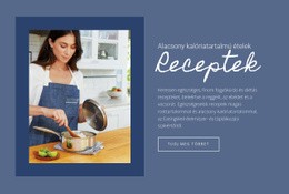 Élelmiszer Az Egészséges Táplálkozáshoz - Webhely HTML-Sablon Letöltéssel