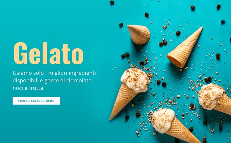 Gusti di gelato Progettazione di siti web