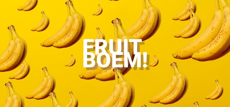Fruit bom HTML5-sjabloon