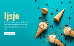 Geweldig Website-Ontwerp Voor Smaken Van Ijs