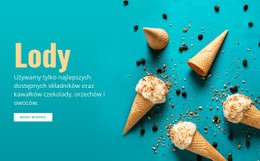 Świetny Projekt Strony Internetowej Dla Smaki Lodów