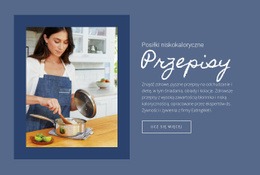 Żywność Do Zdrowego Odżywiania - Szablon Osobistej Witryny Internetowej
