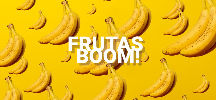 Bomba de fruta Modelo de site