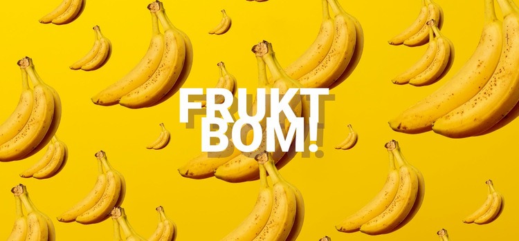 Fruktbomb CSS -mall