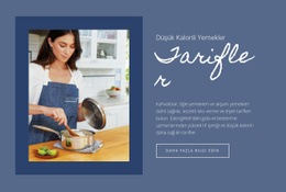 Sağlıklı Beslenme Için Yiyecek - Kullanımı Kolay Tek Sayfalık Şablon