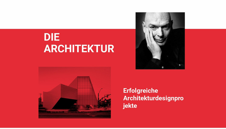 Architektur gewinnen Joomla Vorlage