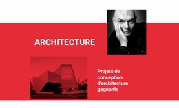 Une Conception De Site Web Exclusive Pour Architecture Gagnante