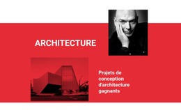 Architecture Gagnante - Modèle Personnalisé D'Une Page