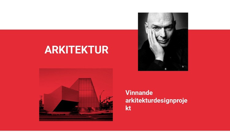 Vinnande arkitektur Mall