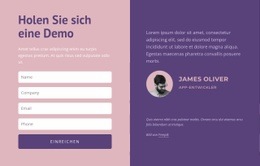 Kontaktformular Mit Text - Responsive Website-Vorlagen