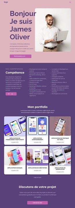 Conception De Sites Web Développeur D'Applications Professionnelles Pour N'Importe Quel Appareil