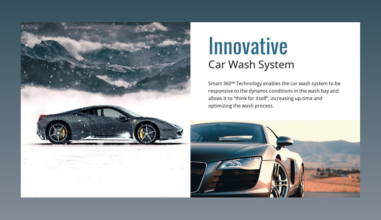Clean your car in 10 minutes HTML Template