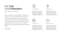 Responsive HTML For Heading, Text And Services