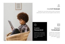 Strategie Ausbauen - HTML-Seitenvorlage