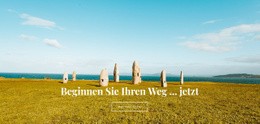 Beginnen Sie Jetzt Ihren Weg - Kostenlos Herunterladbares Website-Design