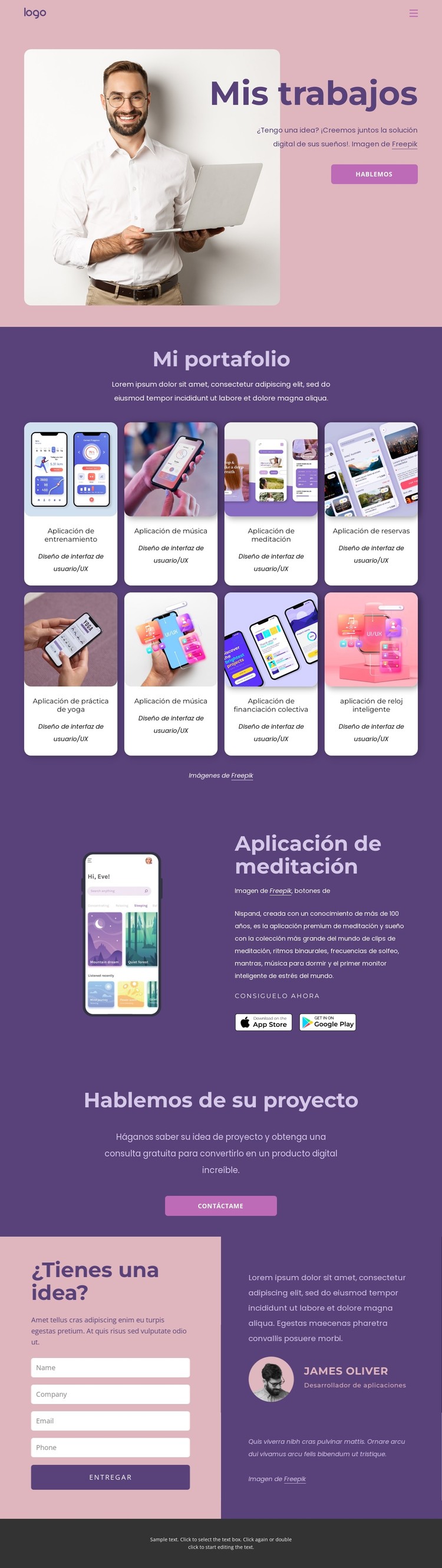 Aplicaciones iOS y Android personalizadas para su negocio Plantilla CSS