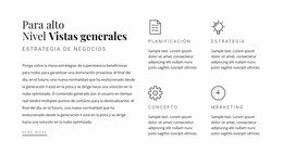 Encabezado, Texto Y Servicios