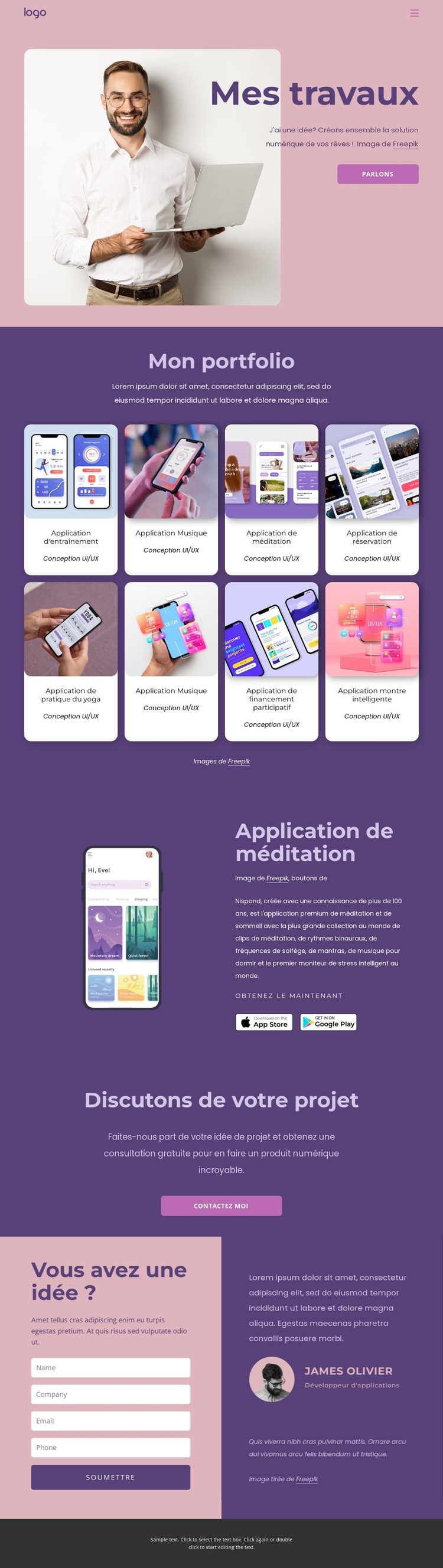 Applications iOS et Android personnalisées pour votre entreprise Conception de site Web