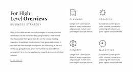 Heading, Text And Services - View Ecommerce Feature