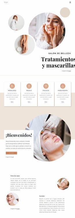 Diseño De Sitio Web Para Tratamientos Corporales Y Masajes