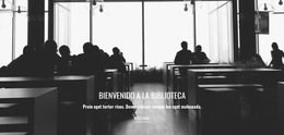 Biblioteca Educativa: Plantilla De Sitio Web Sencilla
