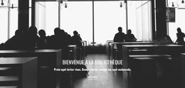 Bibliothèque Pédagogique : Modèle De Site Web Simple