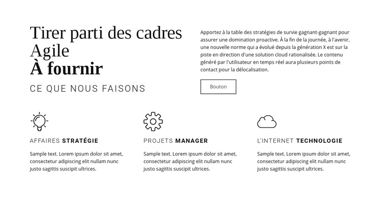 Pourquoi tu devrais nous choisir Modèle de site Web