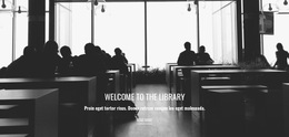 HTML5 Template Educational Library For Any Device